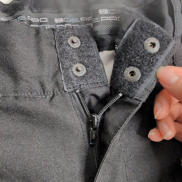 Ocean and Earth Men's Black Snowpants OE PRO Ski/Snowboard, Size Medium - Picture 4 of 11